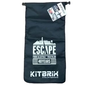 KitBrix DobiPak 12L Dry Bag 40th Escape From Alcatraz Triathlon Graphic